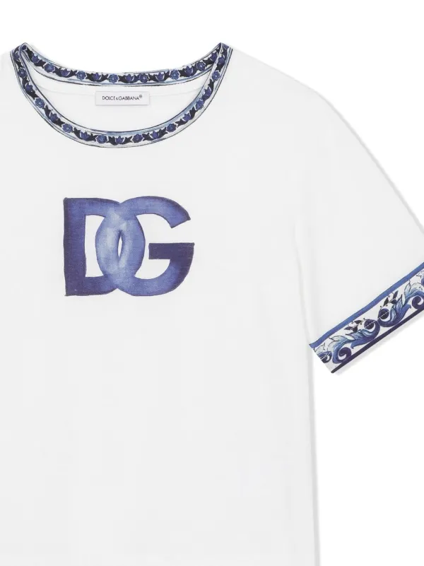 Dolce & Gabbana Kids ドルチェ＆ガッバーナキッズ DGロゴ Tシャツ