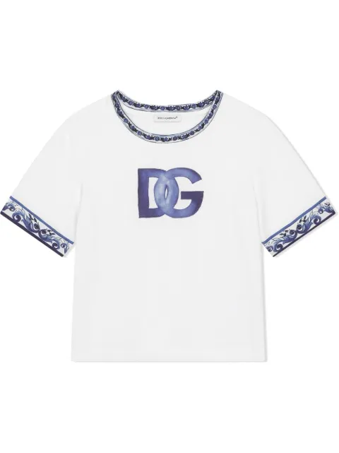 Dolce & Gabbana Kids DG-logo cotton T-shirt