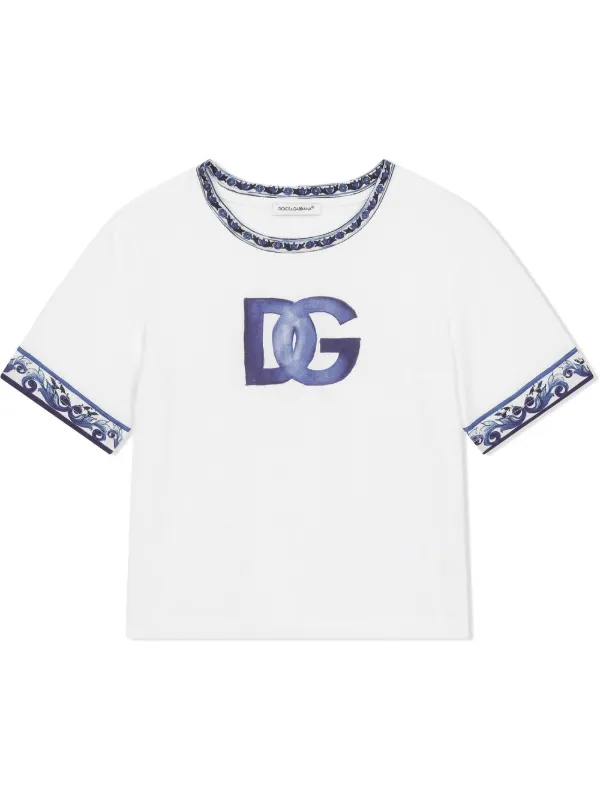 Dolce & Gabbana Kids ドルチェ＆ガッバーナキッズ DGロゴ Tシャツ