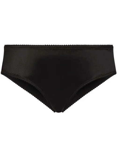 Culotte en satin à taille mi-haute - Dolce & Gabbana - Modalova