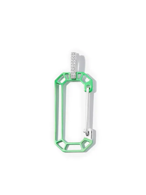 EÉRA 18kt white gold Chiara hoop earring