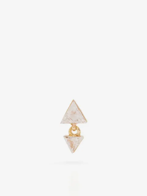 MARIA TASH Triangle 钻石吊饰耳环