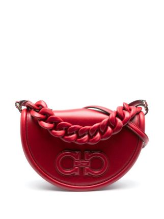 Ferragamo Aura レザー ショルダーバッグ - Farfetch