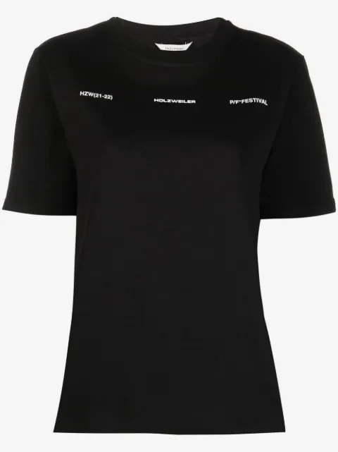 Holzweiler T-Shirt mit grafischem Print