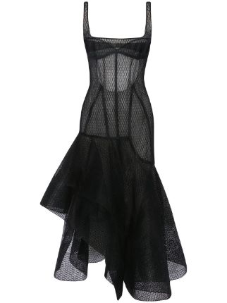 Alexander mcqueen discount mesh dress