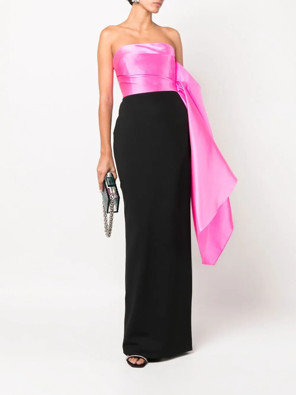 solace london strapless gown