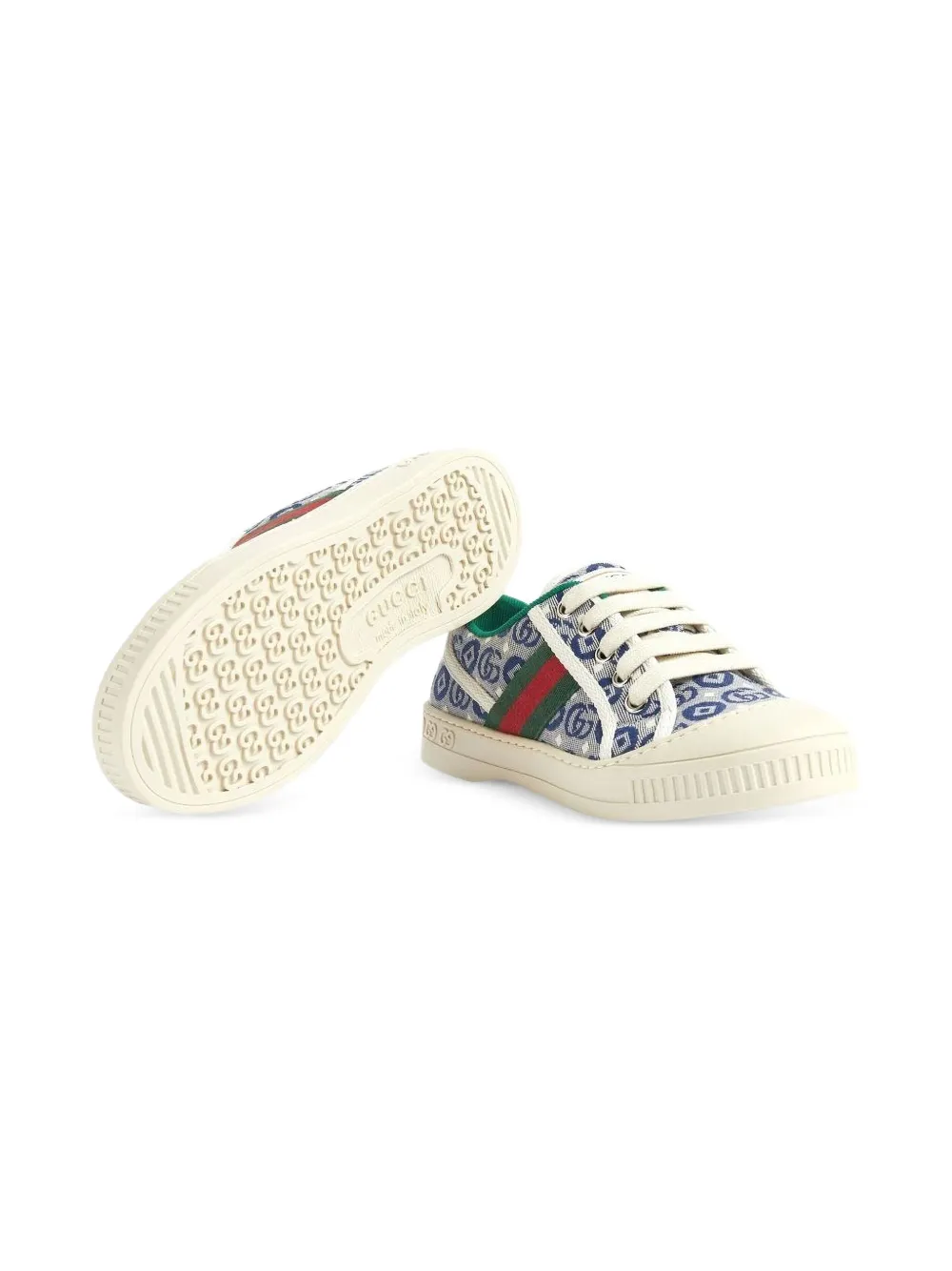 Gucci Kids سنيكر 'تنس 1977' بطبعة جاكار | أحذية شباب | Image 2