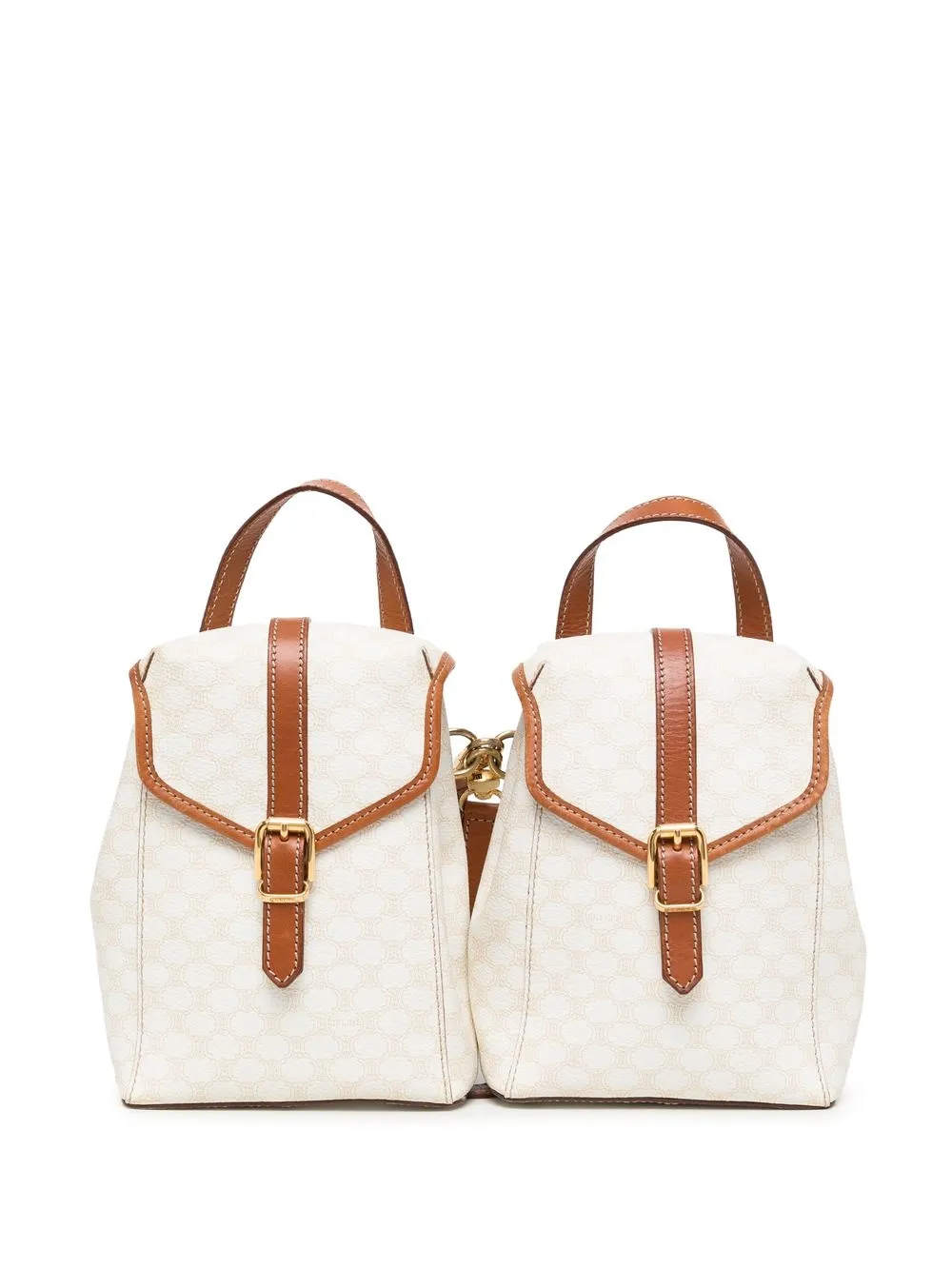 

Céline Pre-Owned mochila Macadam Twin 1990-2000 - Blanco