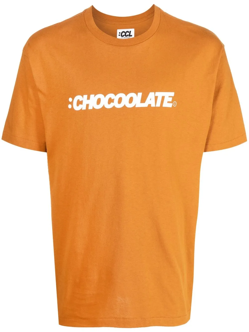 

CHOCOOLATE logo-print short-sleeved T-shirt - Orange