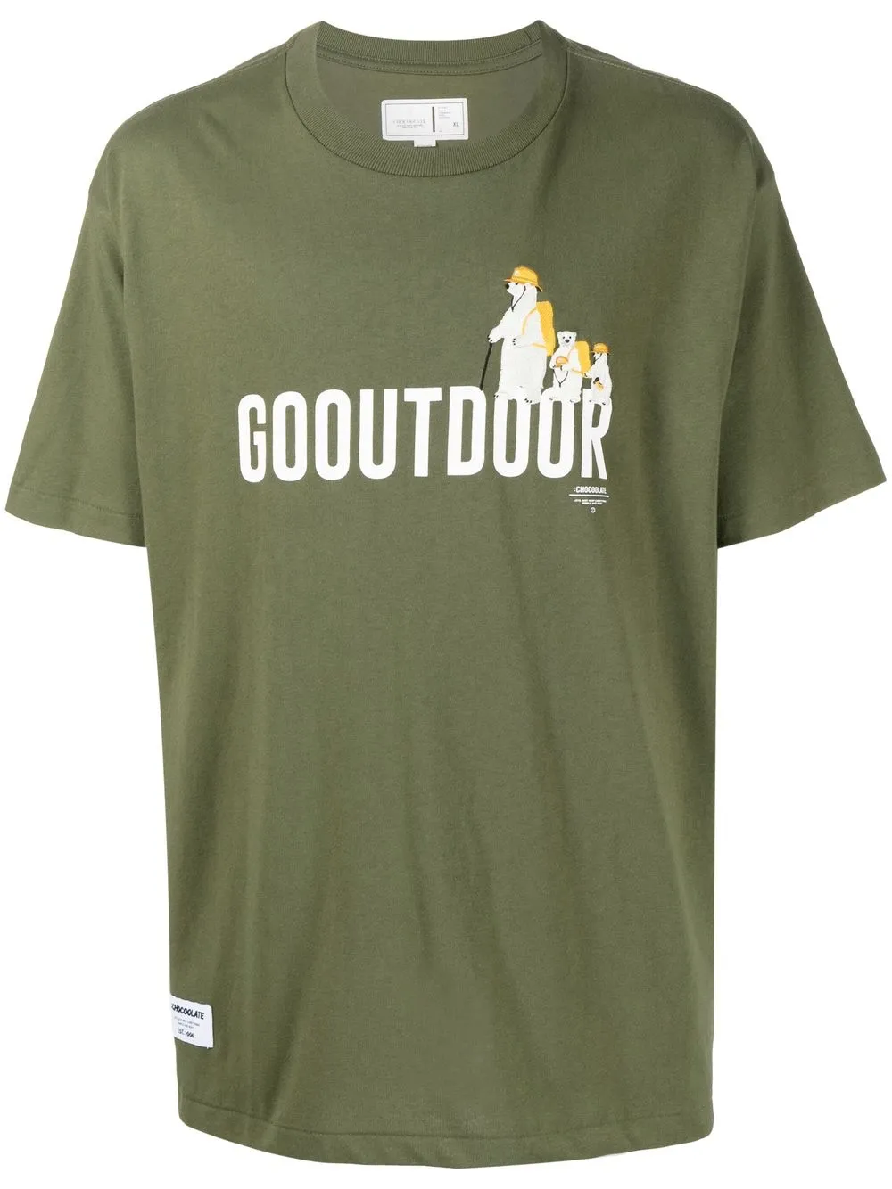 

CHOCOOLATE playera con estampado gráfico - Verde