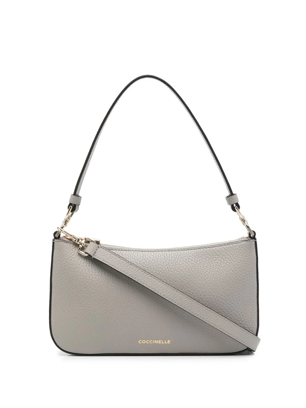 

Coccinelle bolsa de hombro con logo estampado - Gris