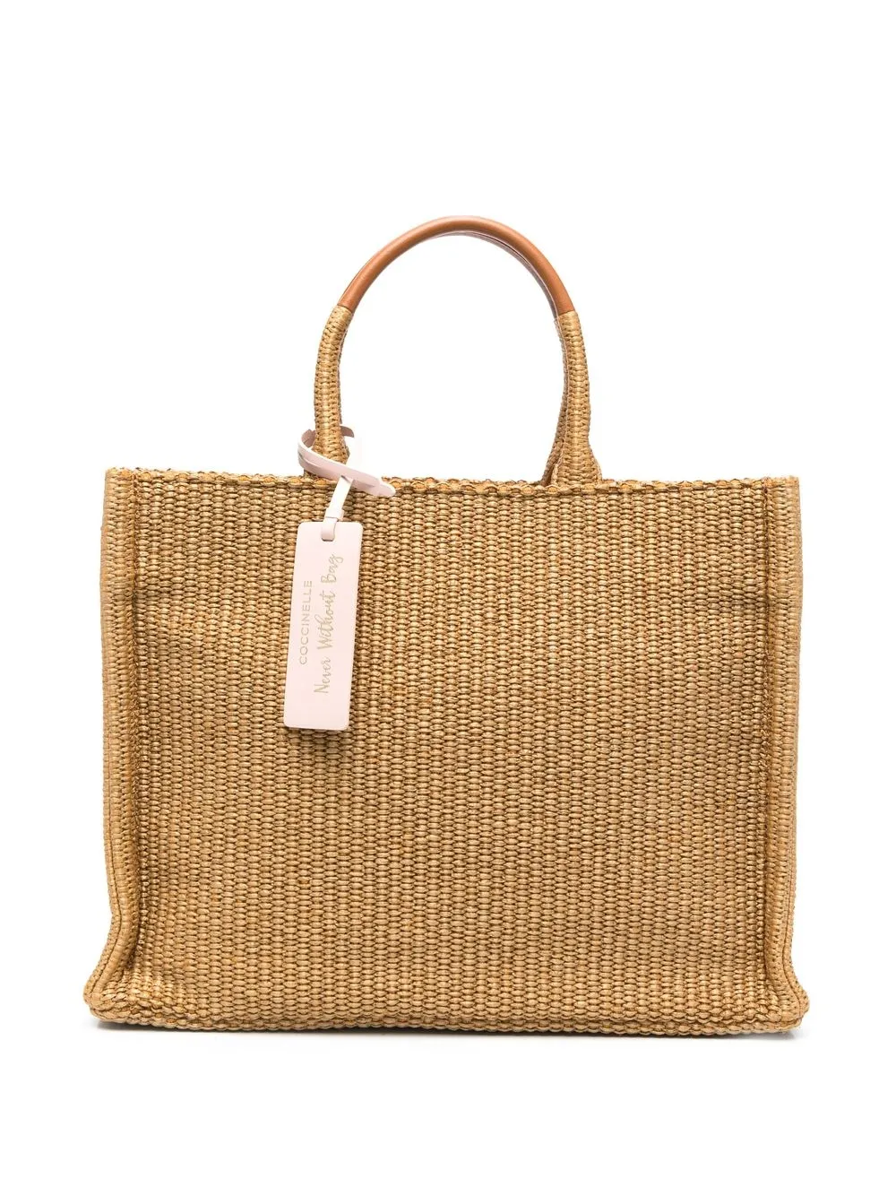 

Coccinelle woven tote bag - Brown