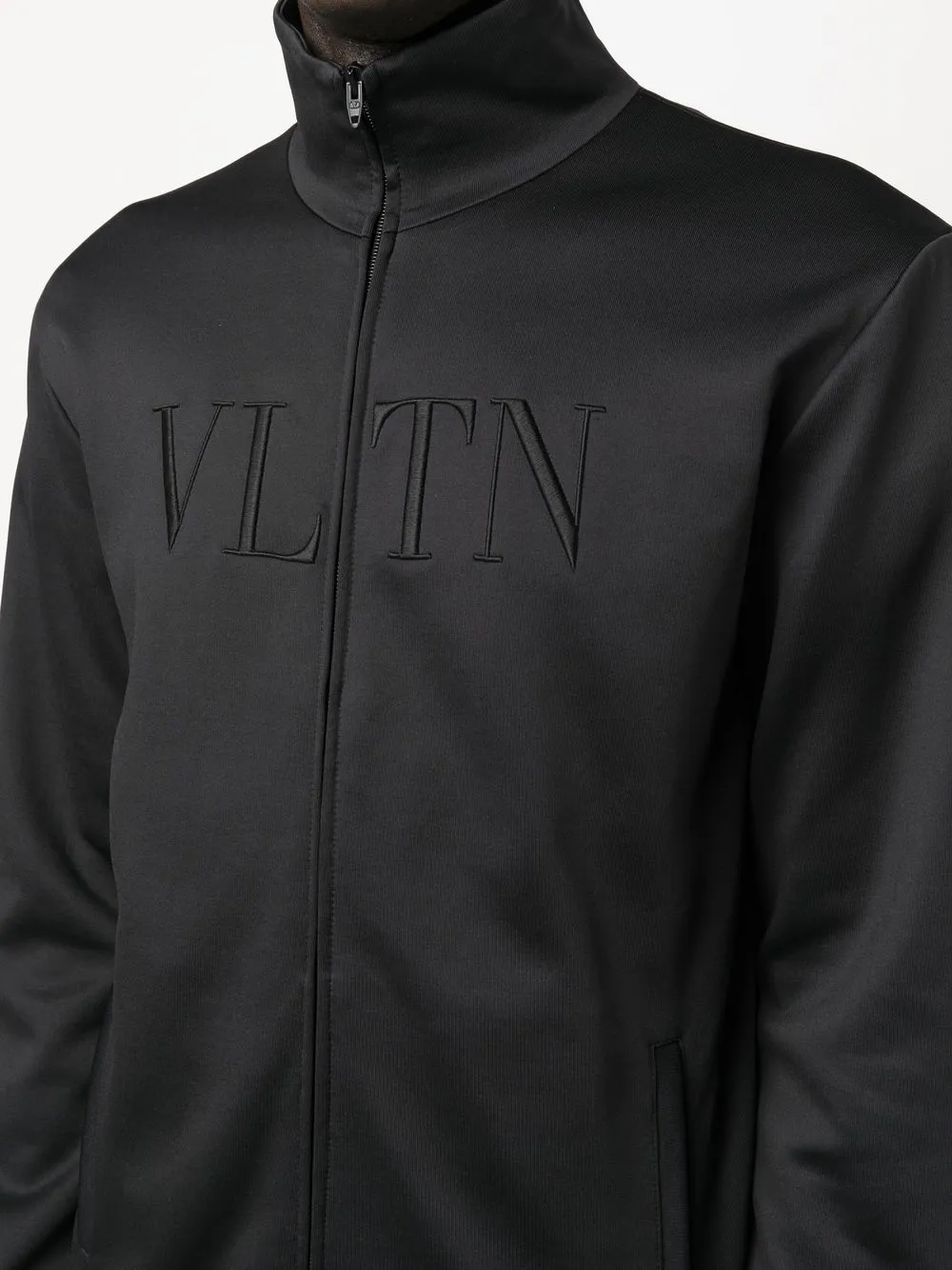VALENTINO ヴァレンティノ ブラック VLTN トラック ジャケット Valentino Garavani ヴァレンティノ VLTN トラックジャケット