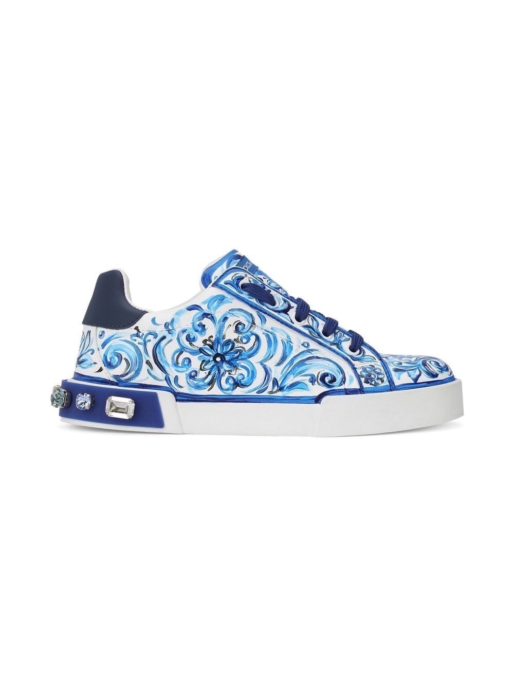 Dolce & Gabbana Kids Leren sneakers - Wit