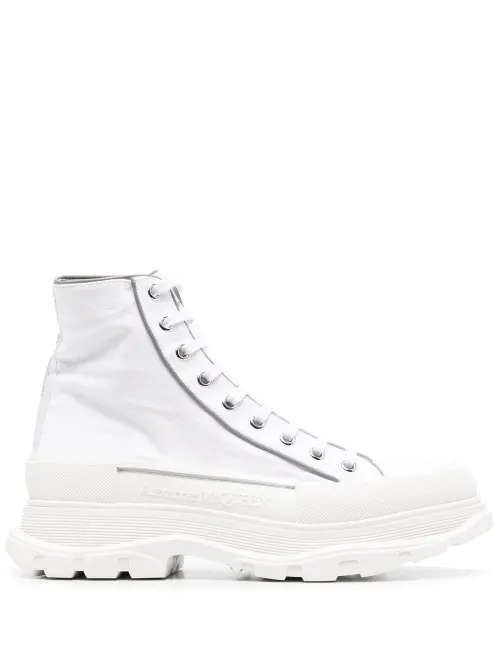 Bottines à bout rond - Alexander McQueen - Modalova