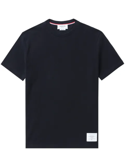 Thom Browne playera con cuello redondo