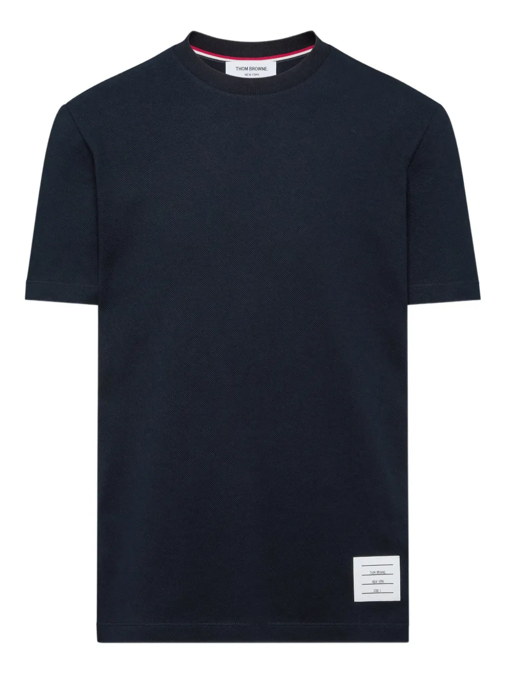 Thom Browne round-neck short-sleeve T-shirt | Blue | Image 1