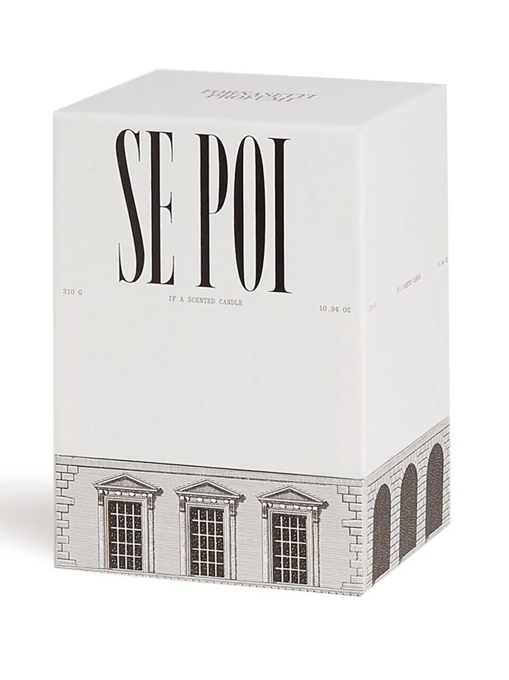 Fornasetti Se Poi Scented Candle (310g) In Grey