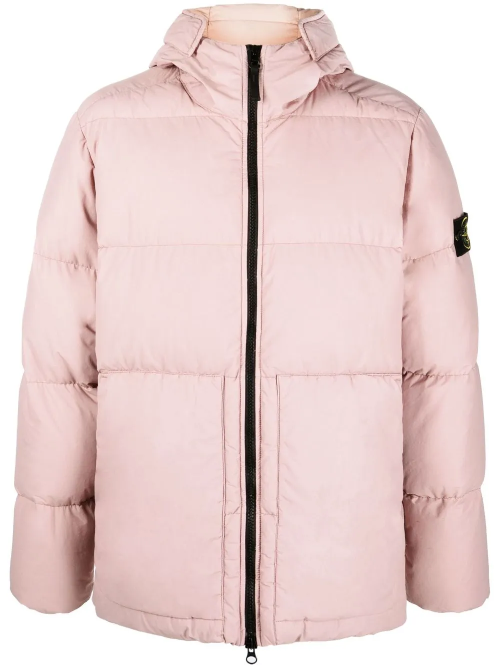 Stone Island Compass-patch Puffer Jacket - Farfetch