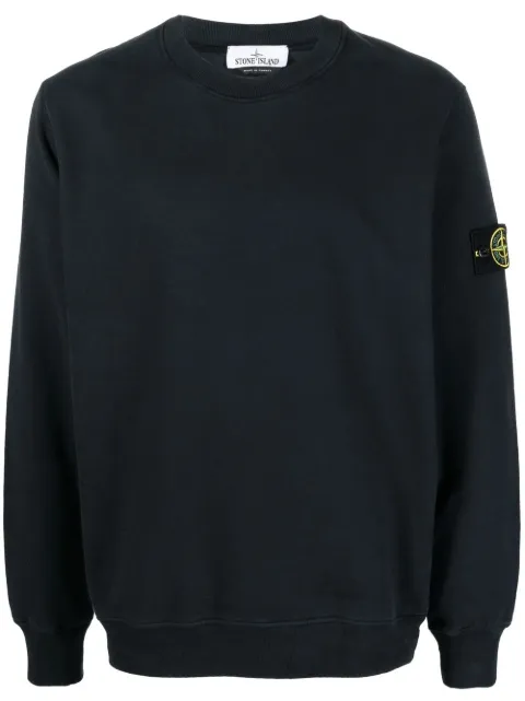 Stone Island sudadera con parche de brújula