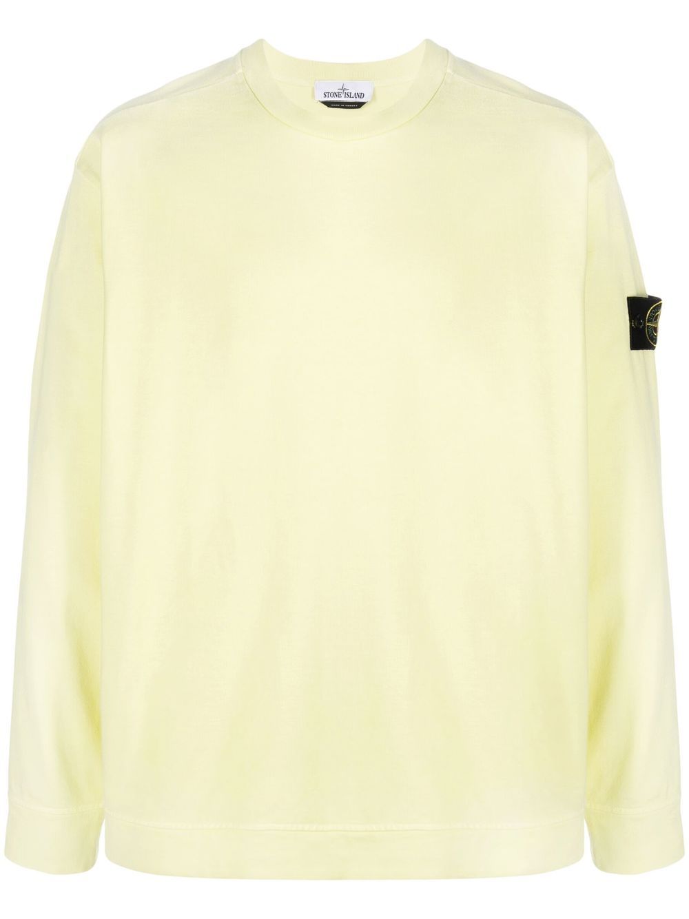 

Stone Island sudadera con parche Compass - Amarillo