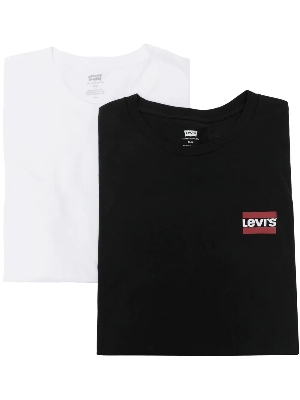 Levi's conjunto de dos playeras con logo estampado | blanco | Image 1