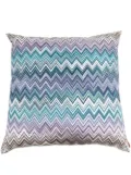 Missoni Home chevron-print square cushion - White