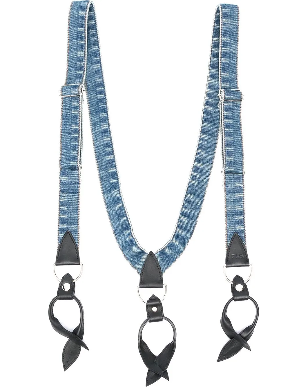 

Philosophy Di Lorenzo Serafini tie-detail denim braces - Blue