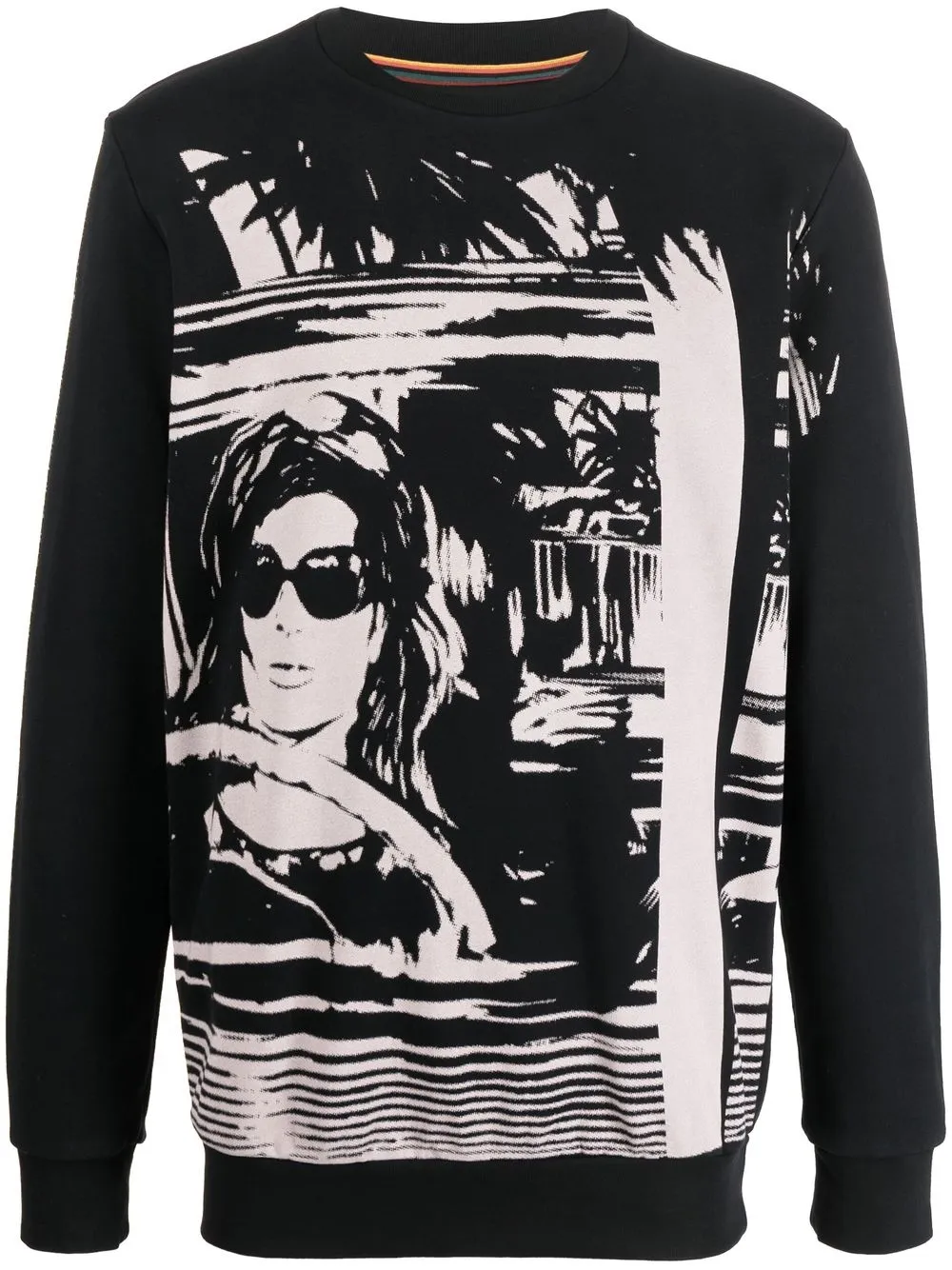 

Paul Smith 'Getaway' graphic-print sweatshirt - Black