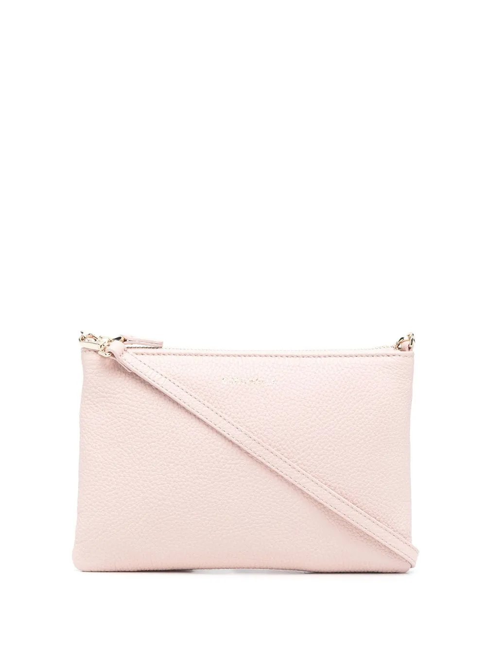 

Coccinelle bolsa crossbody con logo estampado - Rosado