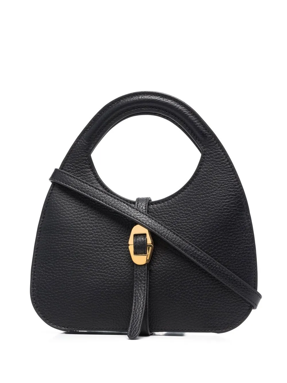 

Coccinelle tote con hebilla - Negro