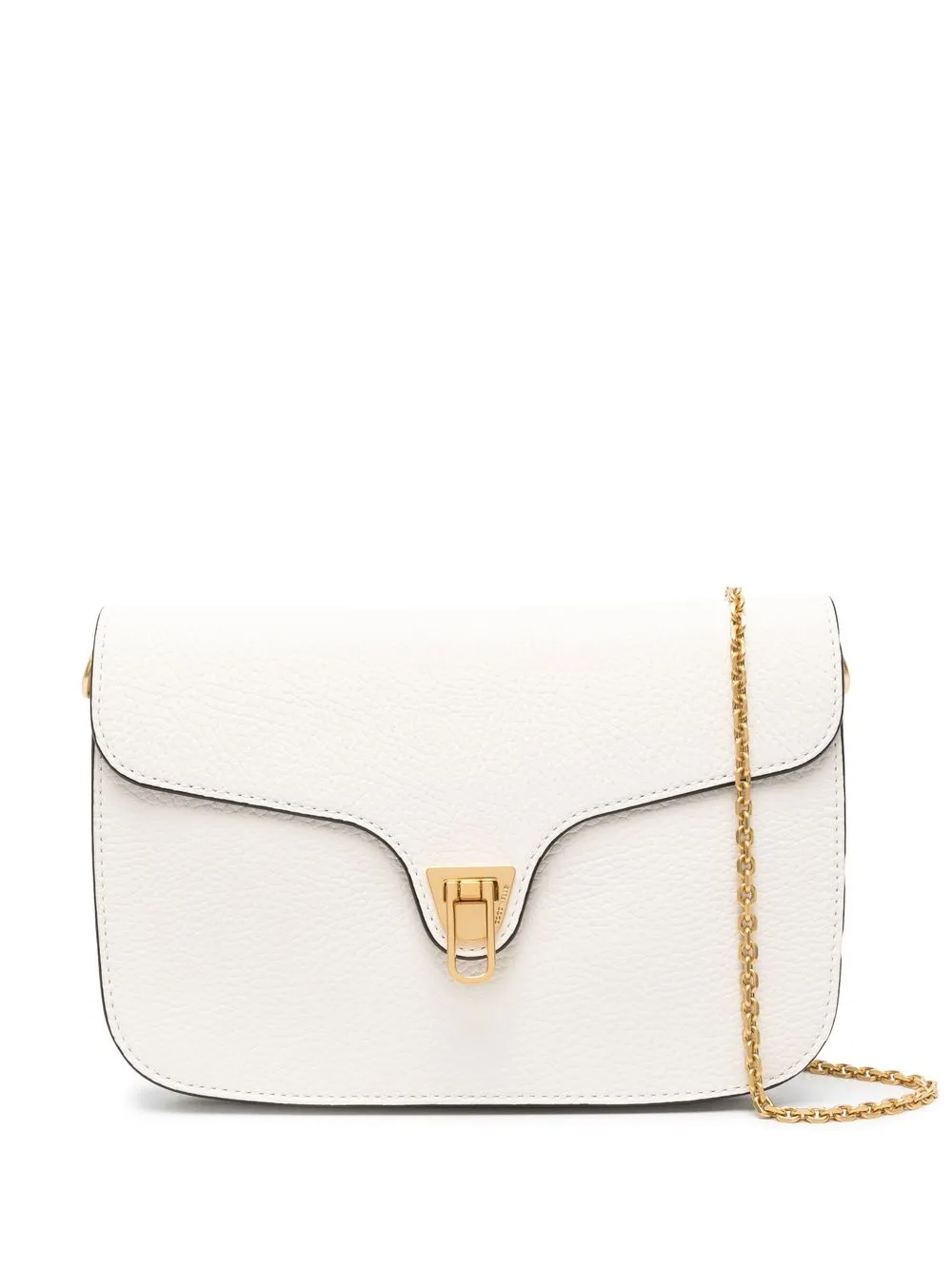 

Coccinelle bolsa crossbody texturizada - Blanco