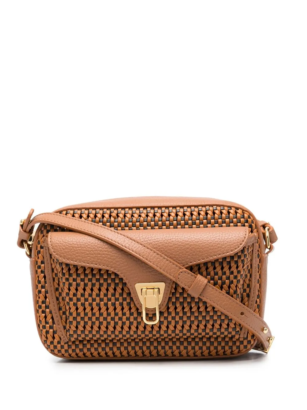 

Coccinelle interwoven-design crossbody bag - Brown