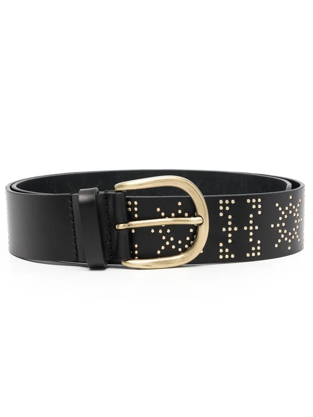 perforated-detail leather belt | Isabel 