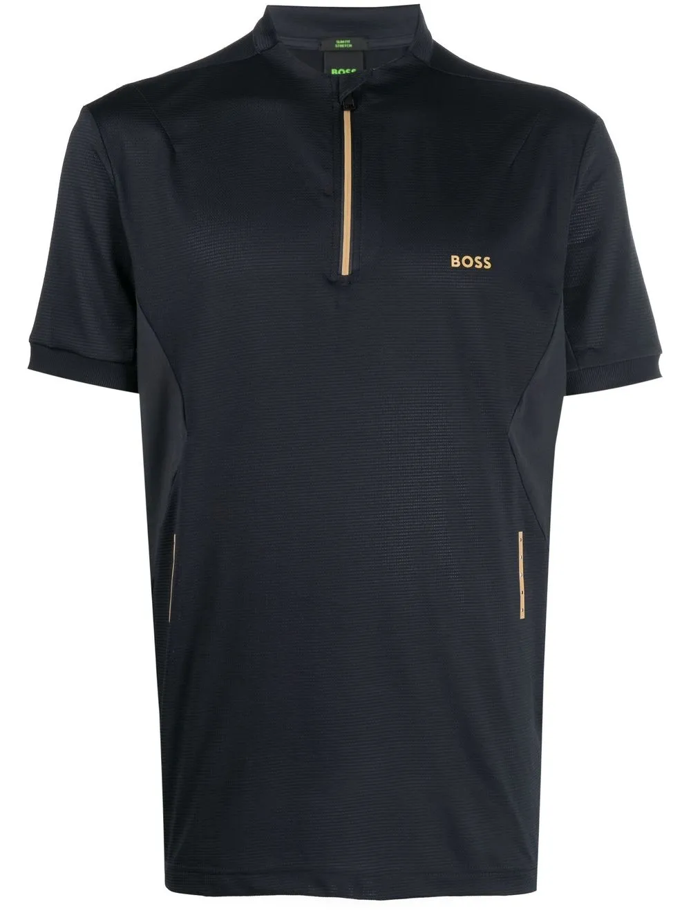 

BOSS playera con logo estampado - Negro