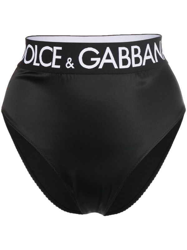 Dolce & Gabbana logo-waistband Satin Briefs - Farfetch