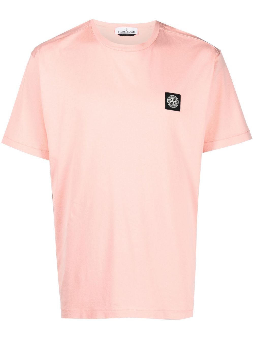 

Stone Island Compass-motif cotton T-shirt - Pink