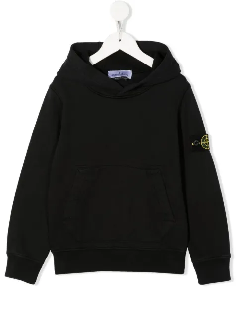 Stone Island Junior compass-logo hoodie