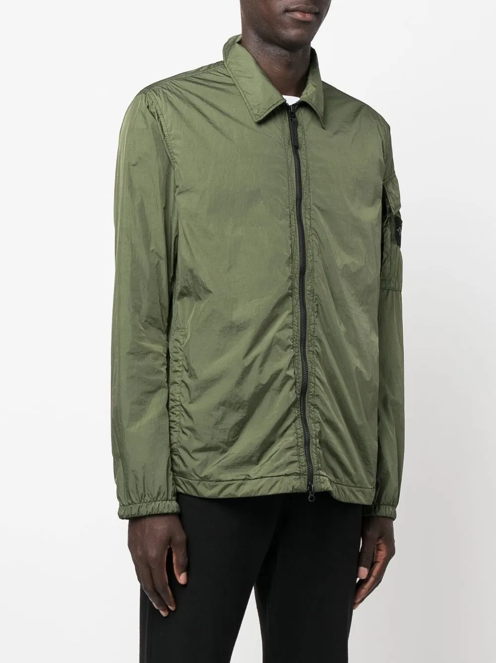 Stone Island Overshirt zip-up Jacket - Farfetch