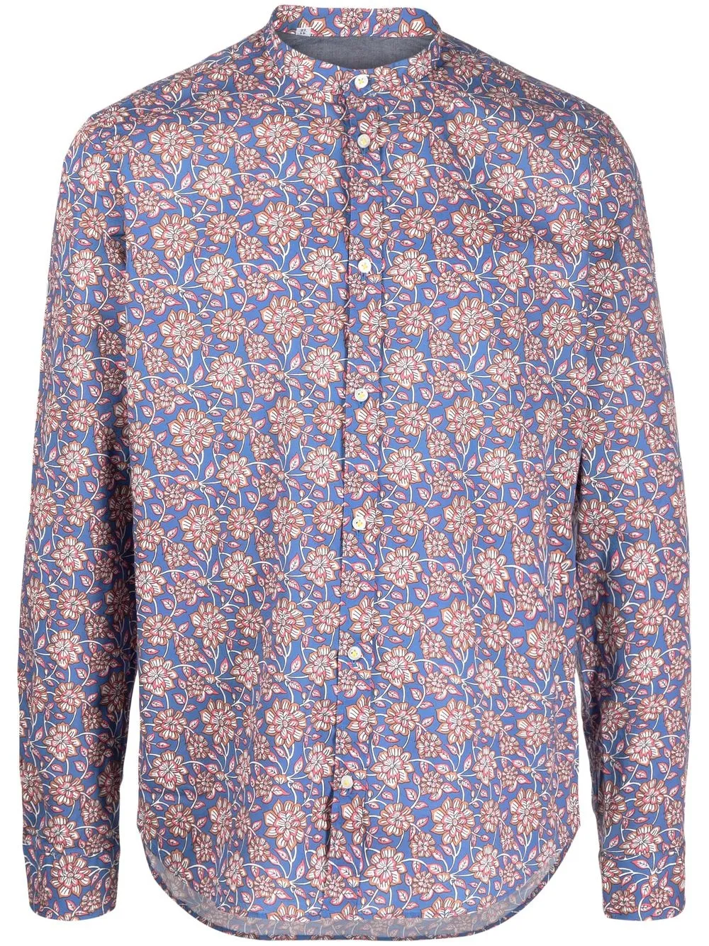 

Manuel Ritz camisa con estampado floral - Azul