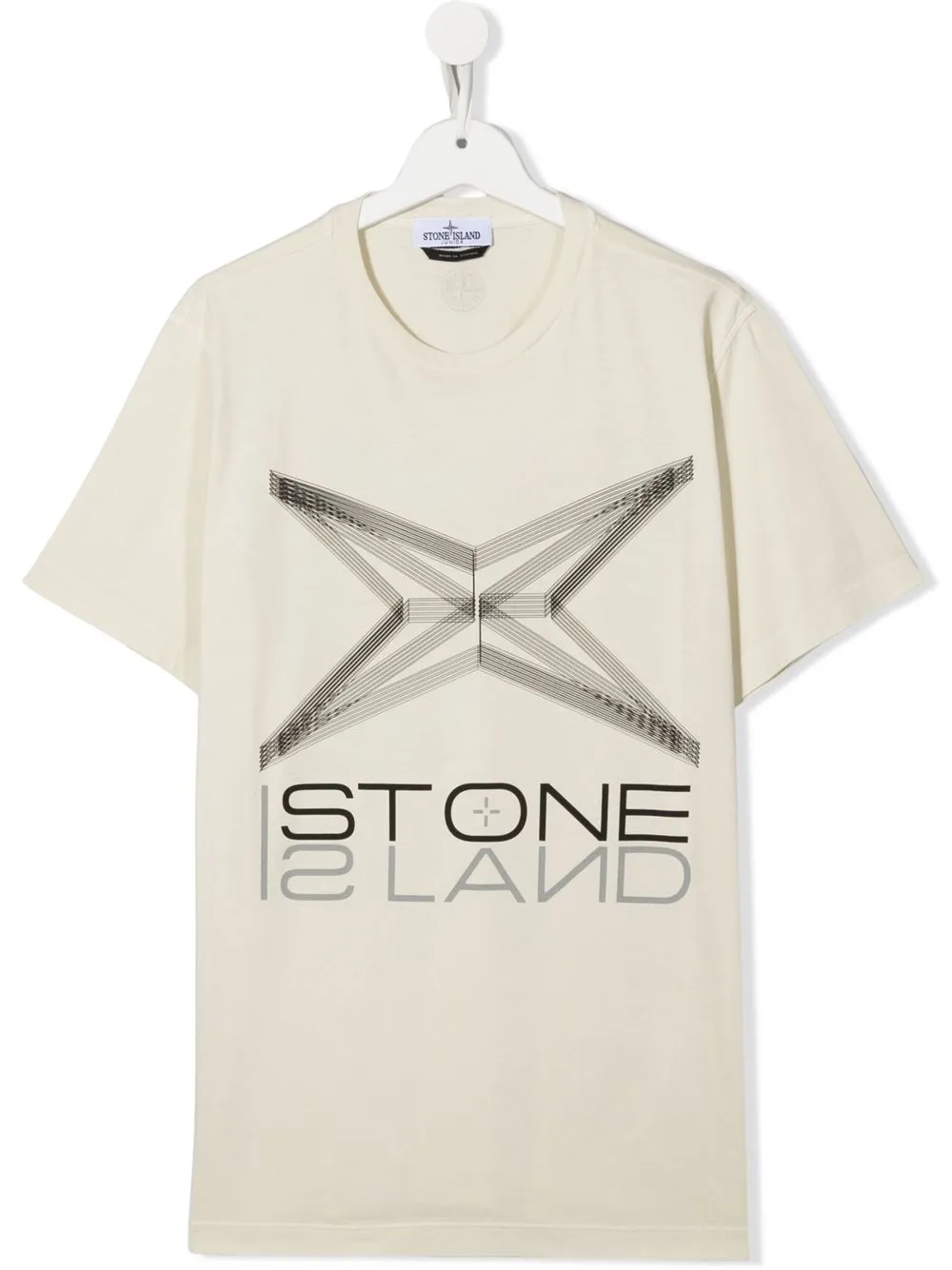 

Stone Island Junior logo-print T-shirt - Neutrals