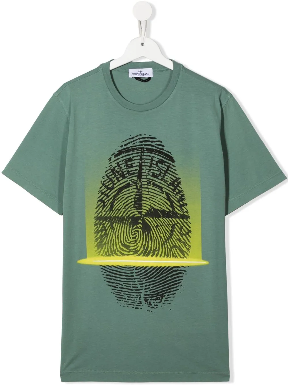 

Stone Island Junior playera con logo estampado - Verde