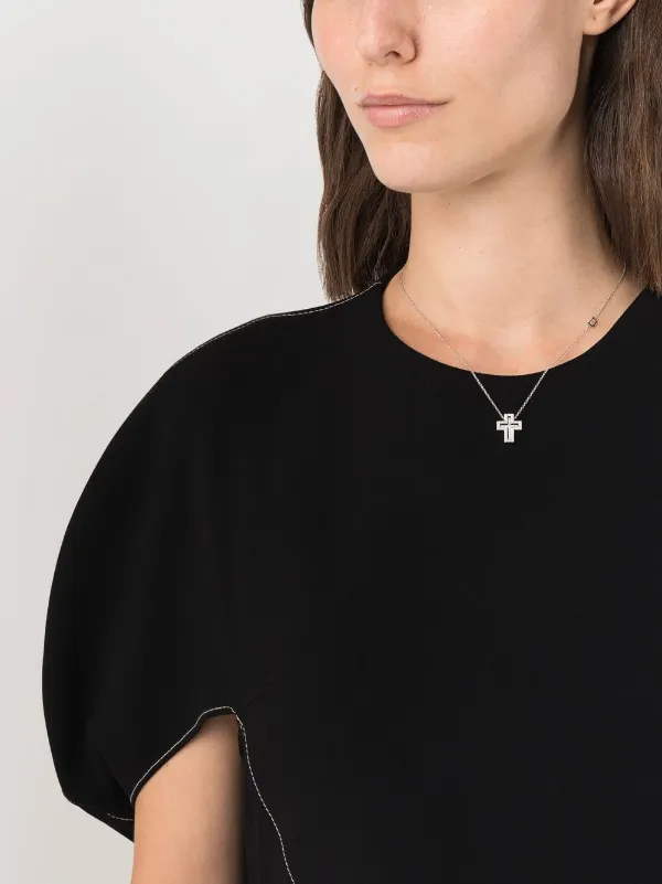 Damiani 18kt White Gold Belle poque Diamond Necklace Farfetch