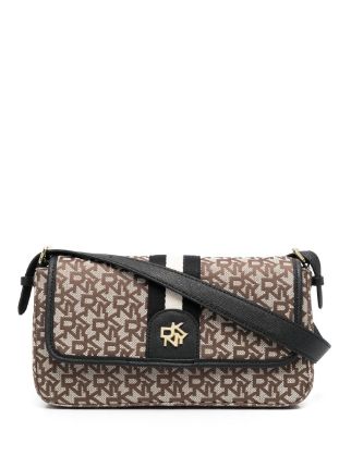 DKNY monogram-print Shoulder Bag - Farfetch