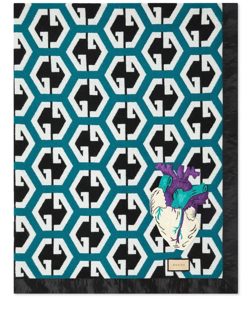 Gucci GG Hexagon Wool Blanket Farfetch