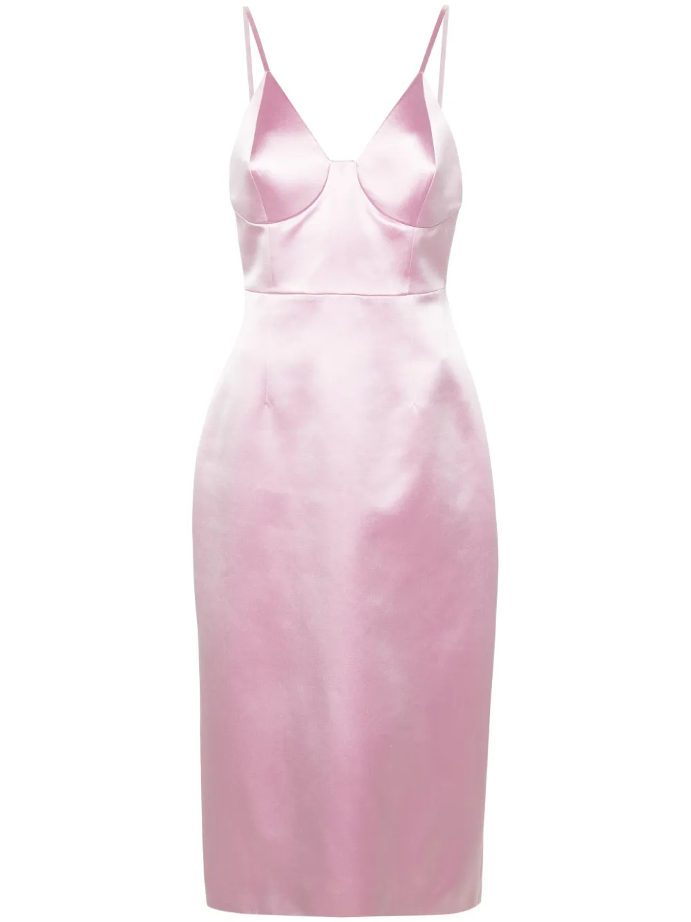 Gucci Silk Midi Dress Pink FARFETCH UK