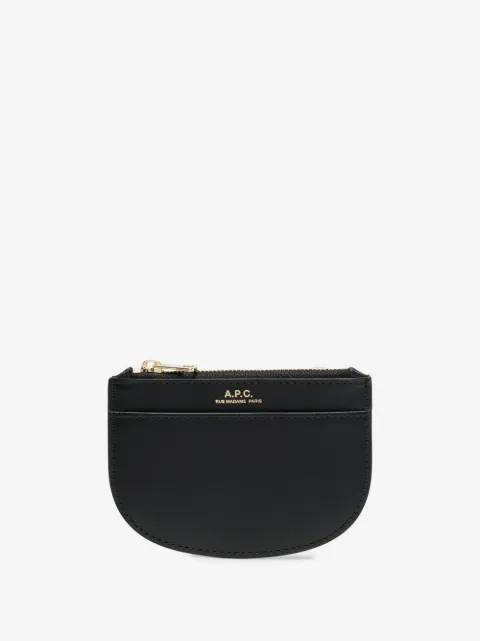 A.P.C. rounded leather purse