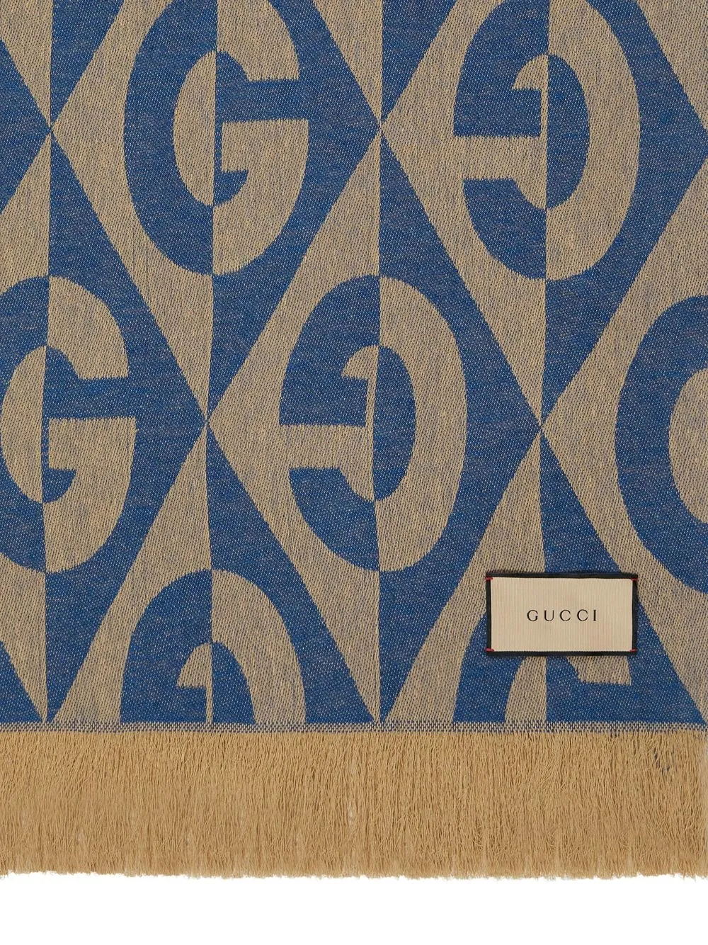 Gucci Deken met GG-print - Beige