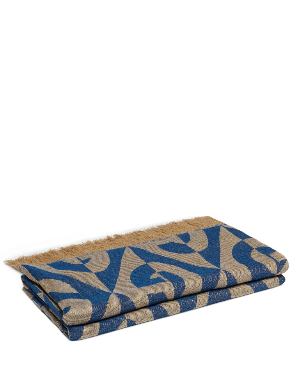 Gucci GG Diamond print linen blanket | Neutrals | Image 1
