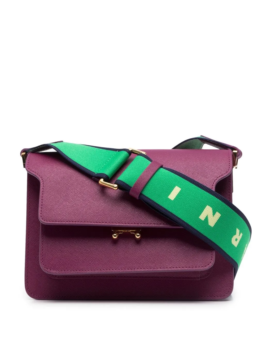 

Marni bolsa de hombro Trunk - Morado